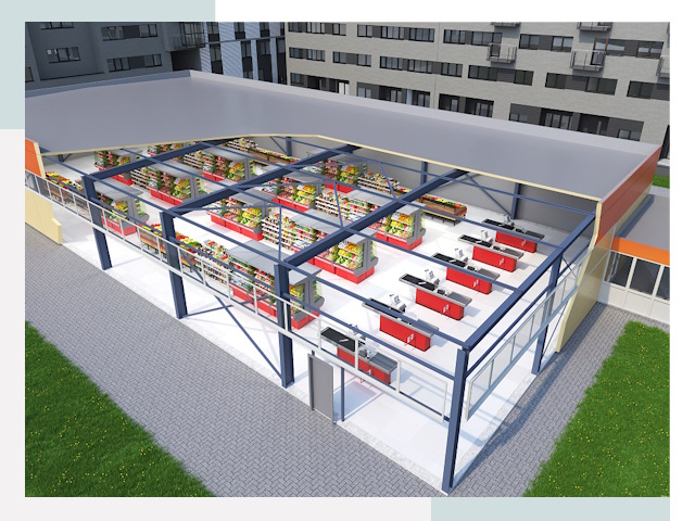 Строительство магазинов в Оренбург от 610 руб. за м²