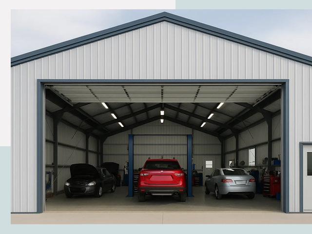 Ангары из сэндвич панелей от 610 руб. в Оренбург