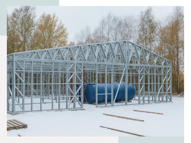 Металлические ангары в Оренбурге