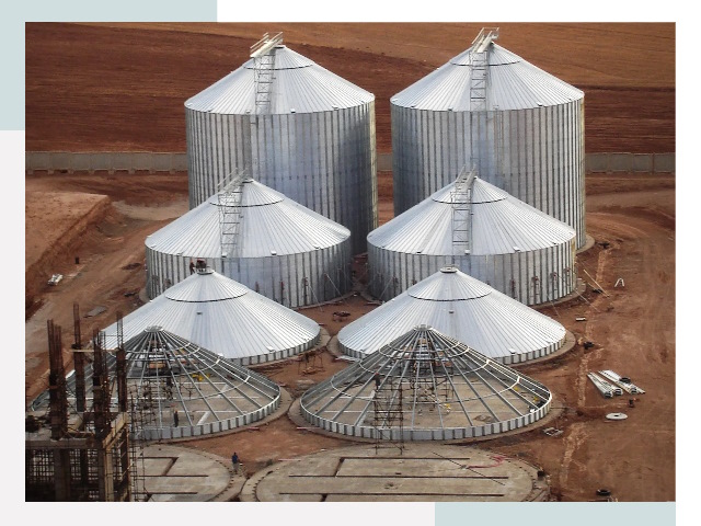 Строительство зерновых силосов в Оренбурге