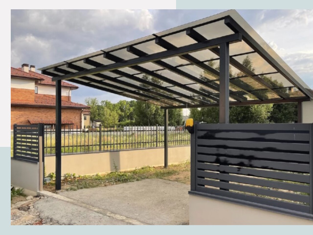 Металлические навесы в Оренбург от 610 руб. за м²