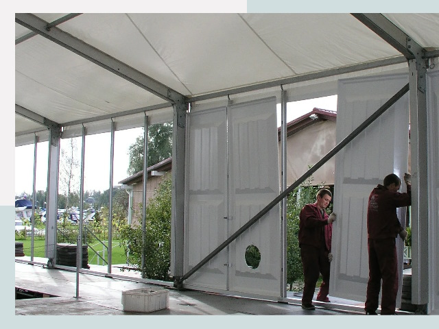 Быстро сборные шатры в Оренбург от 610 руб. за м²