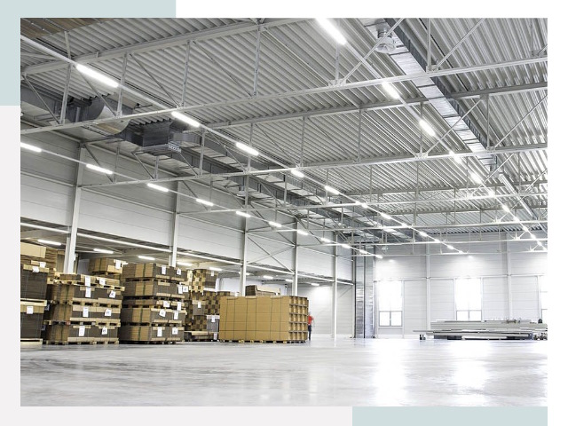 Освещение ангаров в Оренбурге