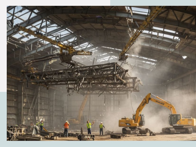 Демонтаж ангаров в Оренбурге от 610 руб. за м²